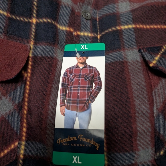 XL Freedom Foundry Warm Red Flannel - Picture 4 of 4